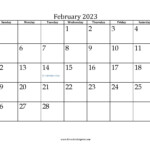 2023 Mini Month Calendar Printable Templates Free 2023 Calendar Printable