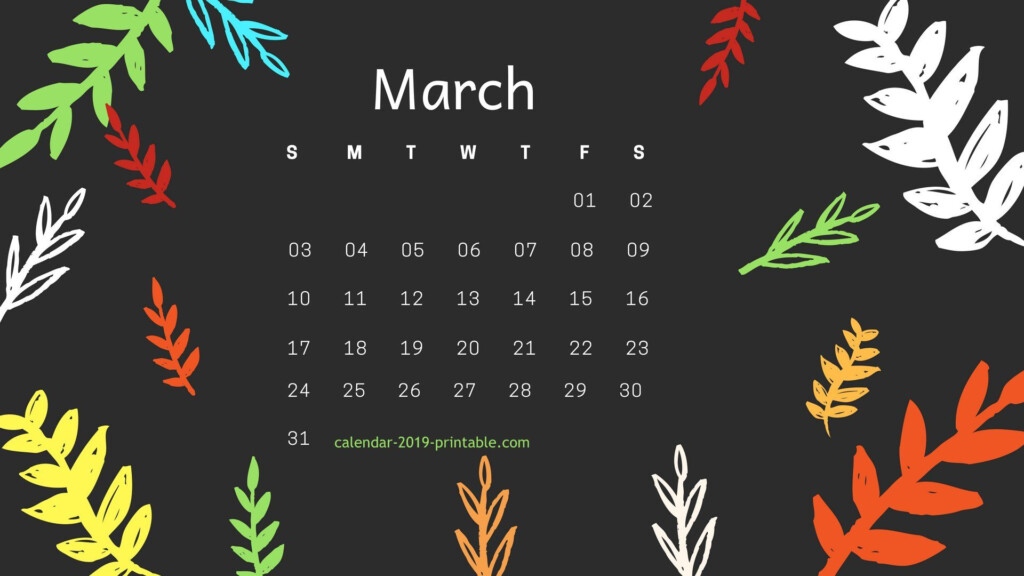 61 2020 March Calendar Desktop Wallpapers On WallpaperSafari