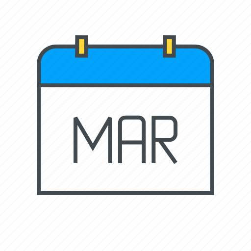 Calendar Date March Month Icon Download On Iconfinder