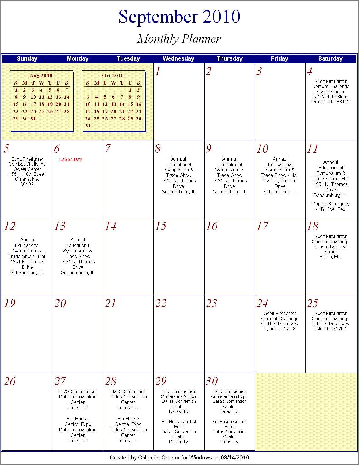 Calendar