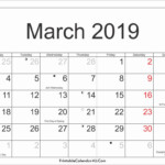 March 2019 Calendar UK With Federal Holidays Holiday Calendar