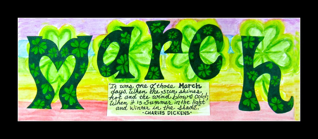 March Calendar Header For All Of You That Look Forward Flickr