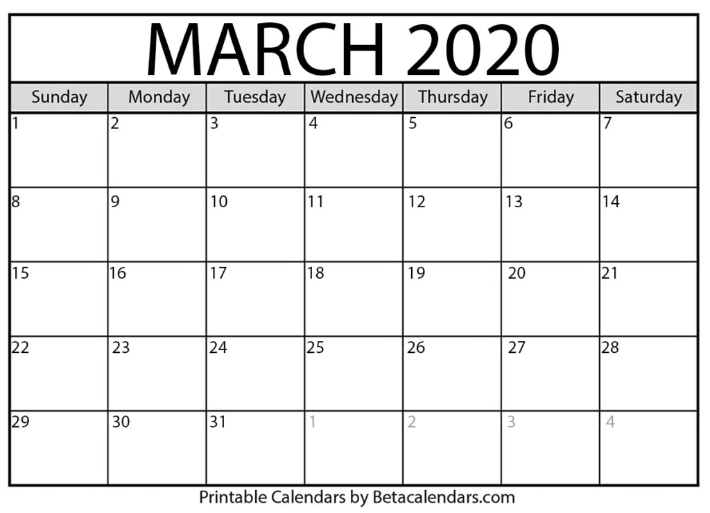Printable March 2021 Calendar Beta Calendars