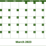 03 March 2023 8 5x11 P1 Dark Green Activity Folder