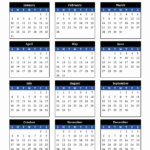 2151 Calendar PDF Word Excel