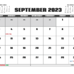 Best September 2023 Calendar Word Photos Calendar Ideas 2023