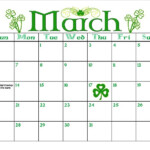 Blooming Homestead March Calendar