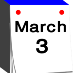 Calendar With March 3 Clip Art At Clker Vector Clip Art Online