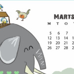 Creative Tail Gratis Marts Kalender Free March Calendar