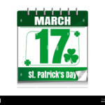 Ireland Calendar Stock Vector Images Alamy