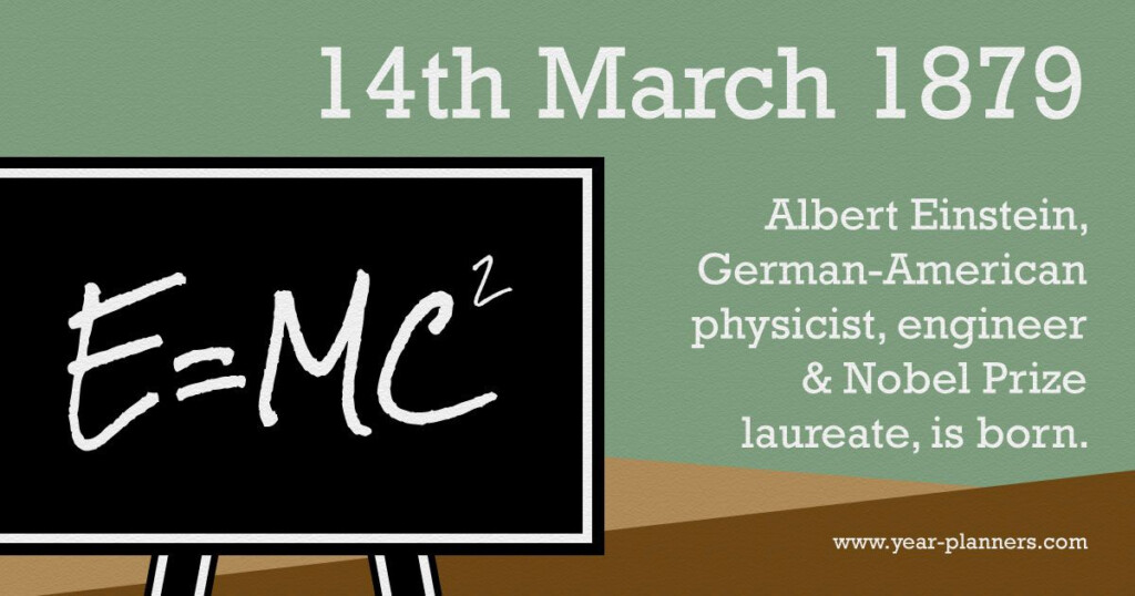 March 14th 1879 Yearly Planner Event Calendar Planner