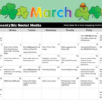 March 2019 Social Media Calendar