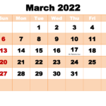 March 2022 Calendar Free Printable Calendar Templates March 2022