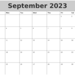 March 2023 Calendar