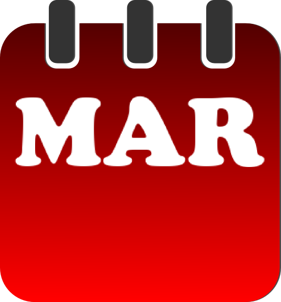 March Calendar Clip Art At Clker Vector Clip Art Online Royalty 