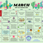 March Self Care Calendar