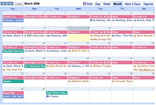 March Social Calendar And I Wonder Why I Never Seem To Hav Flickr