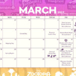 Printable Disney March 2017 Printable Calendar SKGaleana