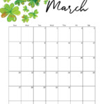 Printable March 2022 Calendar Template Pdf Word Excel March 2022