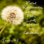 PURSUE RIGHTEOUSNESS